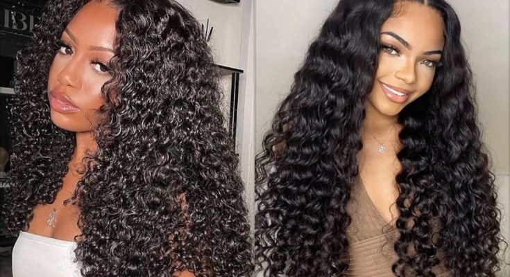 Low-Effort Glam Using OQ Hair Burmese Curly Wig and V Part Wig